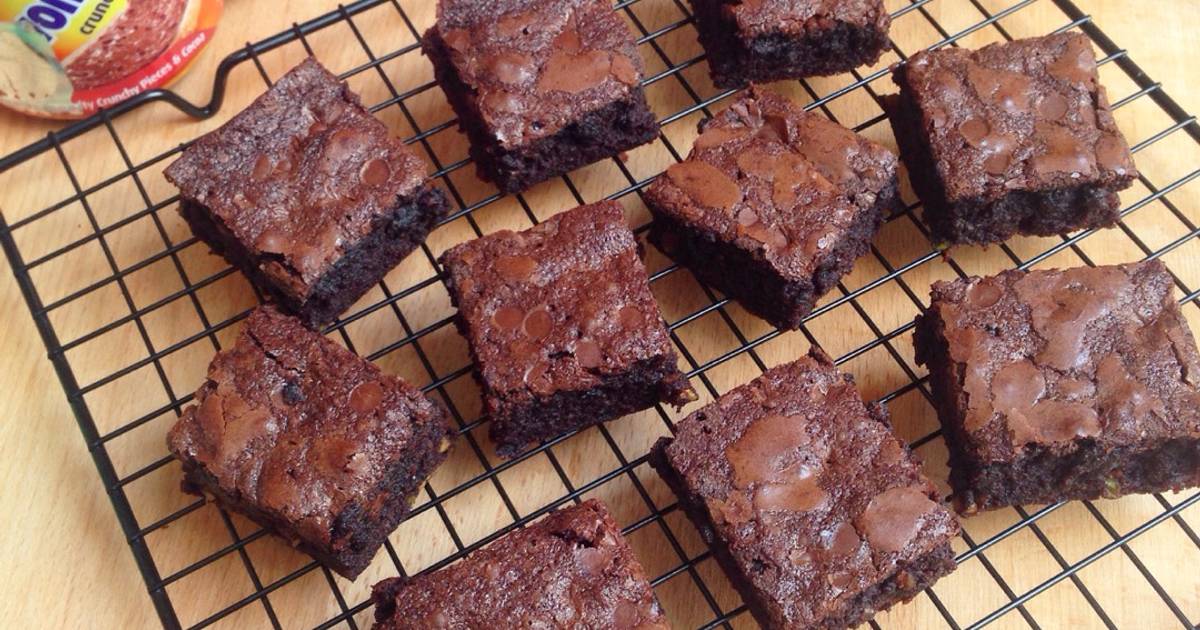 Resep Fudge Brownies Choco Chips oleh Puspita Sukardani Cookpad