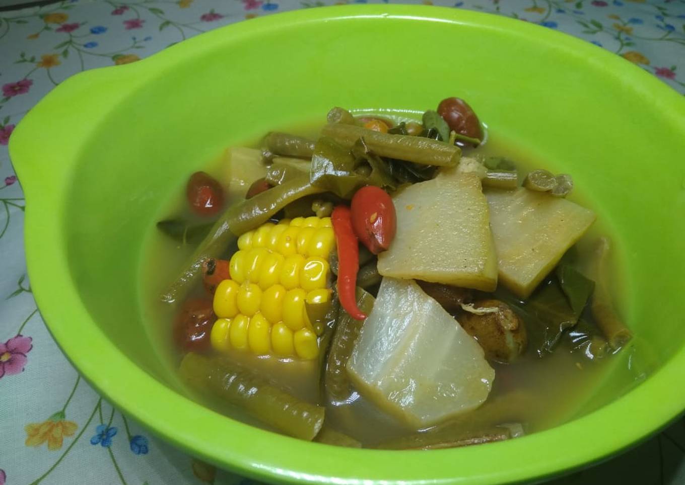 85. Sayur asem Bumbu racik