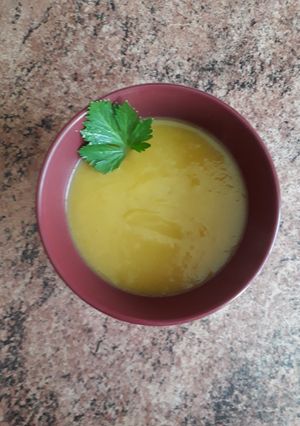 Una foto de Sopa crema apta