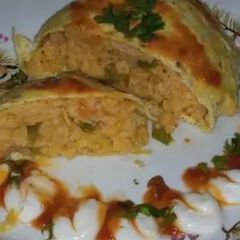A picture of Omurice.