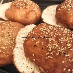 A picture of Fried Burger Buns.