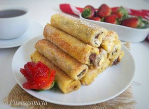 Foto resep Roti Tawar Goreng Pisang Nutella