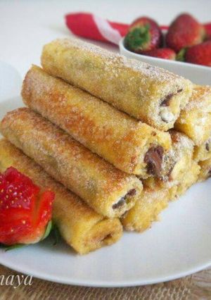 Foto resep Roti Tawar Goreng Pisang Nutella