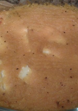 Una foto de Pastel de calabaza con hongos