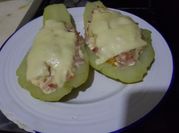 Una foto de crema chayote