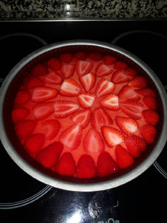 Una foto de Tarta de fresas