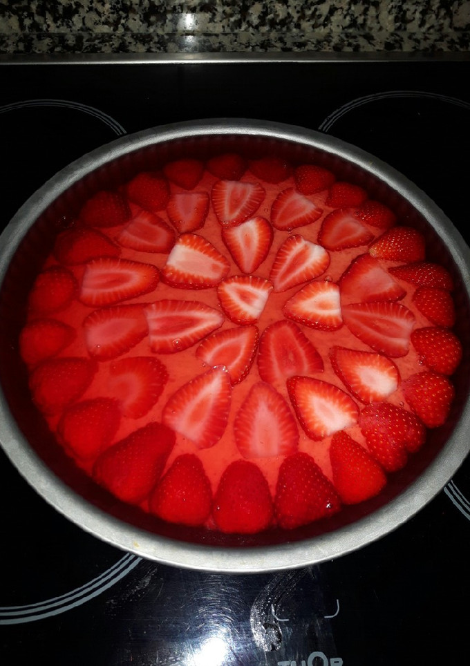 Una foto de Tarta de fresas
