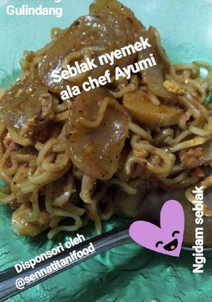 Foto resep Seblak mie nyemek
