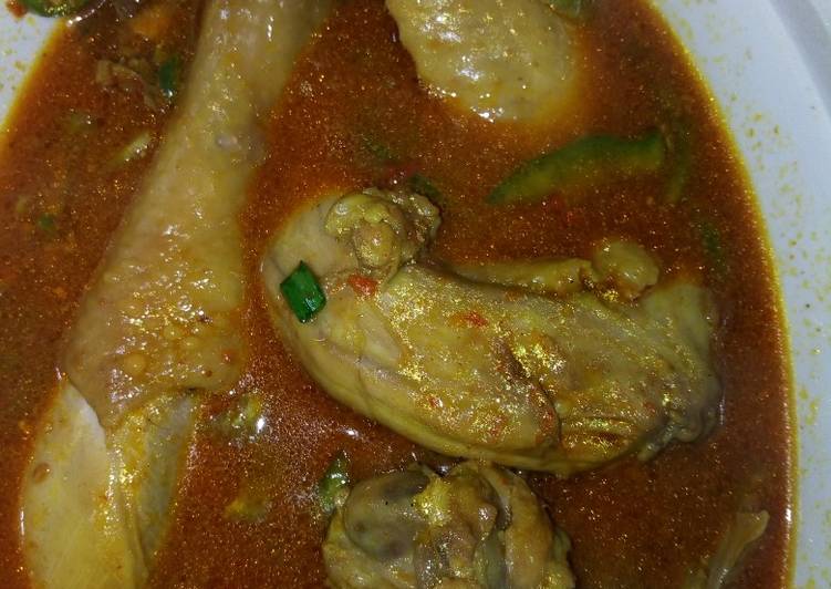 Steps to Make Quick Chicken pepper soup