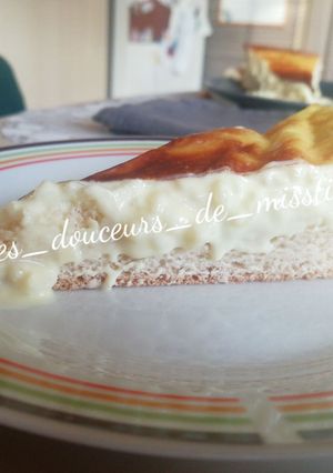 Une photo de Tarte aux riz coulante