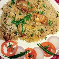 Spicy Chicken biryani A picture of Spicy Chicken biryani.