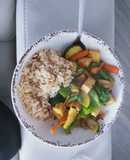 Stir fry tofu veggie
