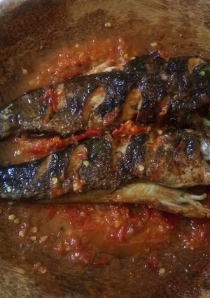 Foto resep Haruan babanam sambal penyet/Gabus bakar sambal penyet