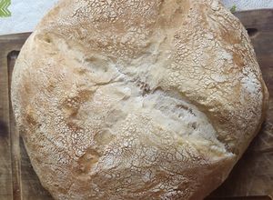 Una foto de Pan o pizza con poolish