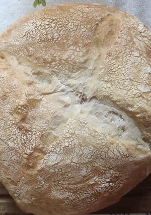 Una foto de Pan o pizza con poolish