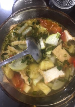 Hình của món Canh chua chay.