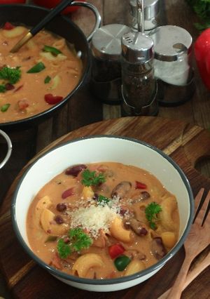 Foto resep Pasta Bean Soup