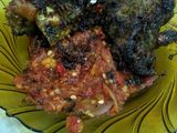 Iga Penyet dengan Sambal Terasi Dadakan