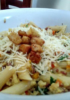 Foto resep Penne Beef Carbonara