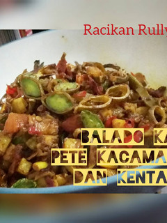 Foto resep Balado Kari Pete Kacamata dan Kentang
