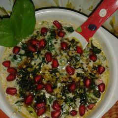 A picture of Spinach Raita.
