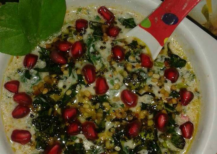 Simple Way to Prepare Ultimate Spinach Raita