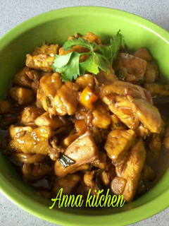 Foto resep Ayam kecap +tempe