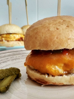 Una foto de Hamburguesas de pollo