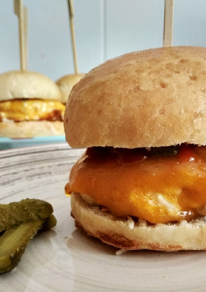 Una foto de Hamburguesas de pollo