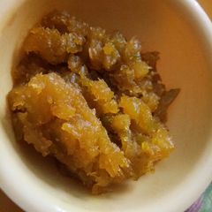 A picture of Kaddu ka halwa.