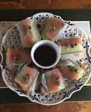 California Farm Cucumber Salmon Spring Roll