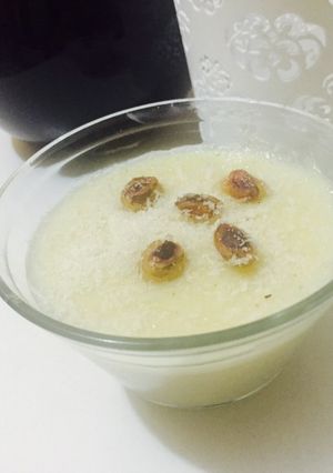صورة لوصفة مهلبيه بالسميد