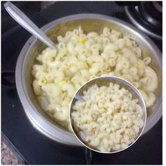 A picture of Sweet Corn Pasta.