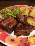 Costillas de cerdo al horno