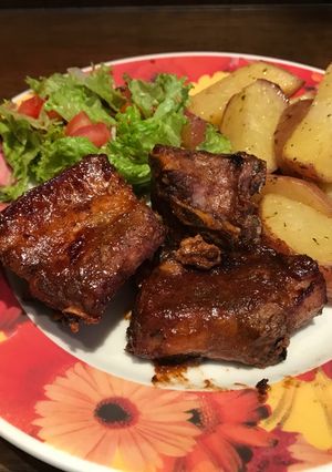 Una foto de Costillas de cerdo al horno