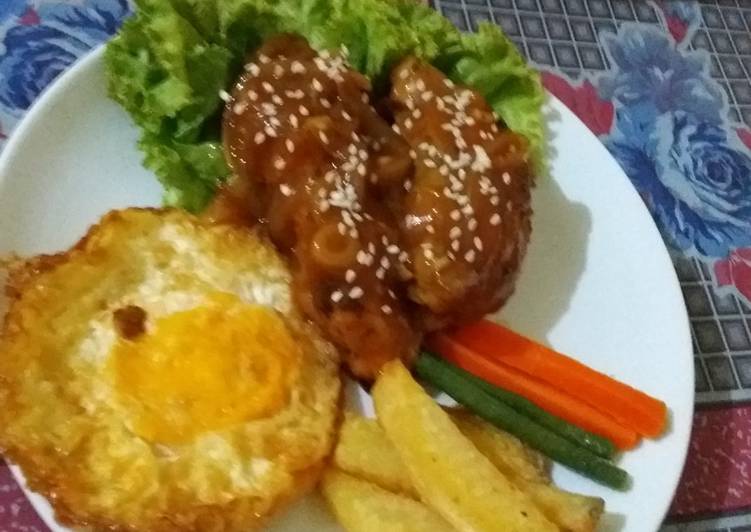 Resep Ayam Bakar saos Pedas Manis by Bunda Al yang Sempurna