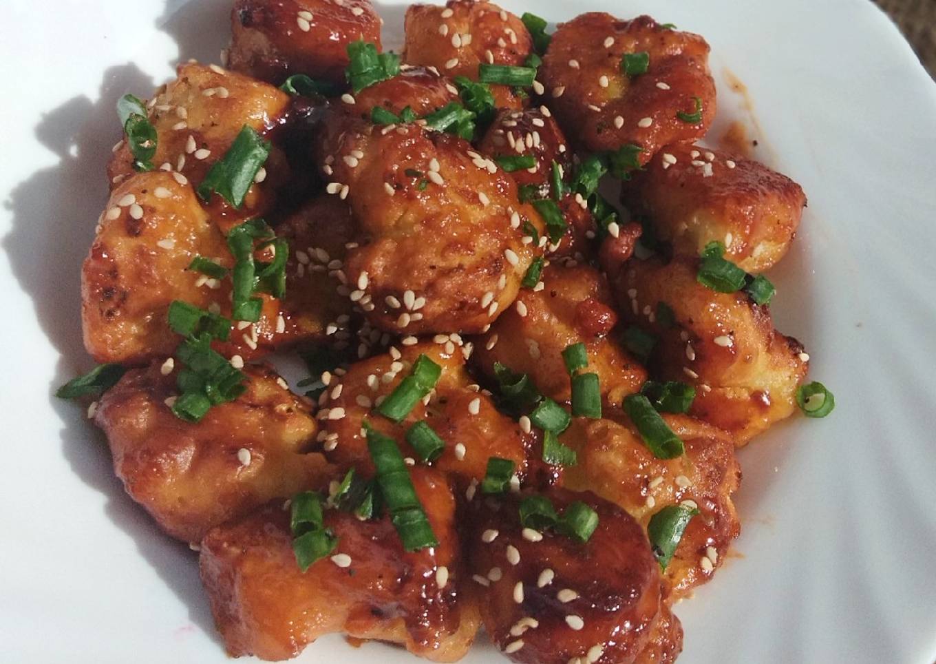 Chinese sweet n sour cauliflower #one recipe one tree
