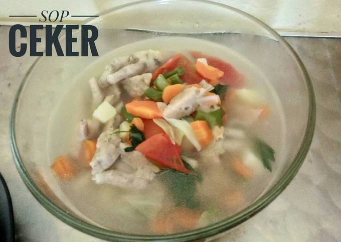 Resep Sop Ceker Ayam Oleh Vina Apriliyani Cookpad