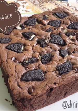 Foto resep Brownies Panggang Oreo