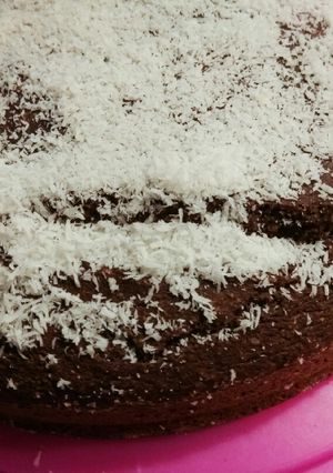 Φωτογραφία της συνταγής Κέικ κακάο - ινδοκάρυδο νηστίσιμο