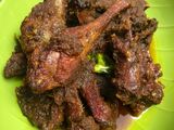 Bebek madura bumbu hitam