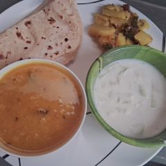 A picture of Toor dal in dhaba style.