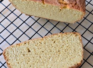 Una foto de Pan de harina de garbanzos (otro) 🍞 Sin gluten ni amasado ni levadura 🍞