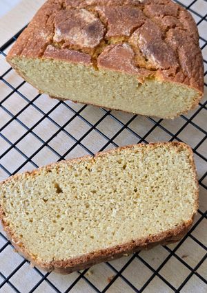 Una foto de Pan de harina de garbanzos (otro) 🍞 Sin gluten ni amasado ni levadura 🍞