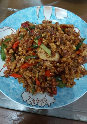 Foto resep Kering tempe pedes manis