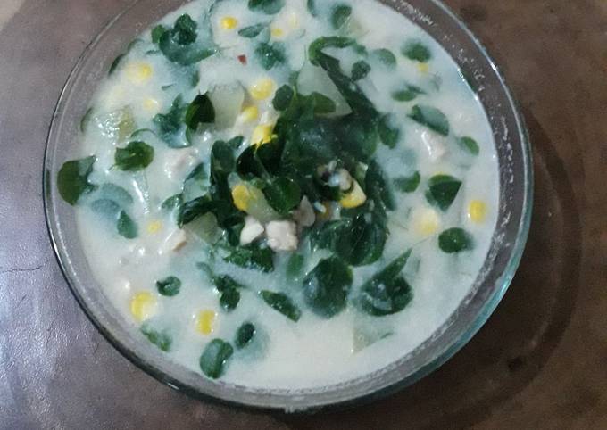 Bobor kelor kombinasi