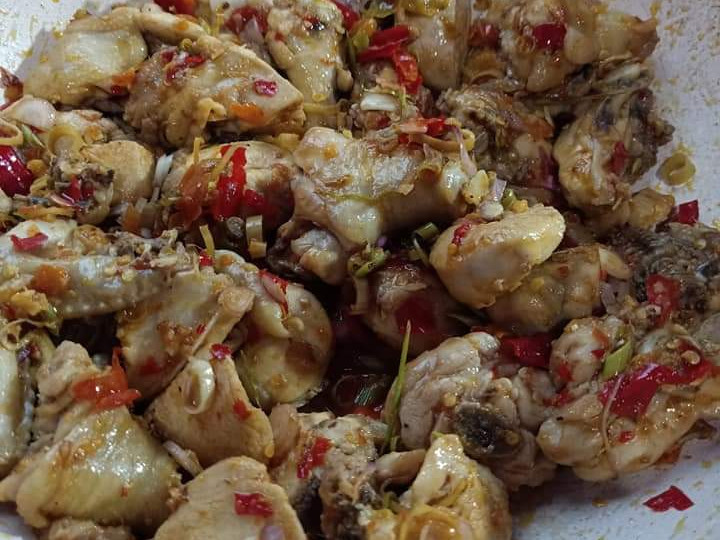 Anti Ribet, Membuat Ayam masak bumbu sambal matah Wajib Dicoba