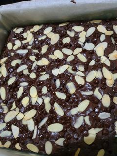 Foto resep Brownies panggang(fudge shiny brownies)