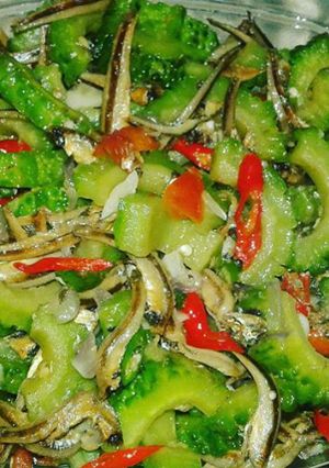 Foto resep Tumis Pare Teri goreng