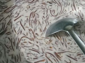 Foto resep Es cincau hitam susu uht